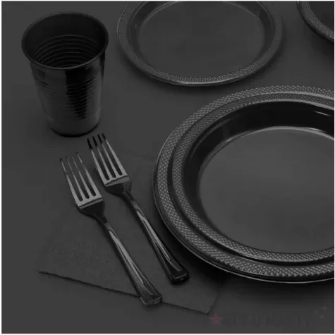 serwetki lunch classic czarne 33 cm 20 szt