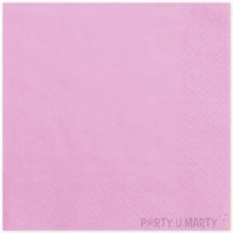 serwetki lunch classic rozowe 33 cm 20 szt