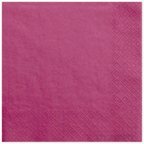 serwetki lunch classic rozowe ciemne 33 cm 20 szt