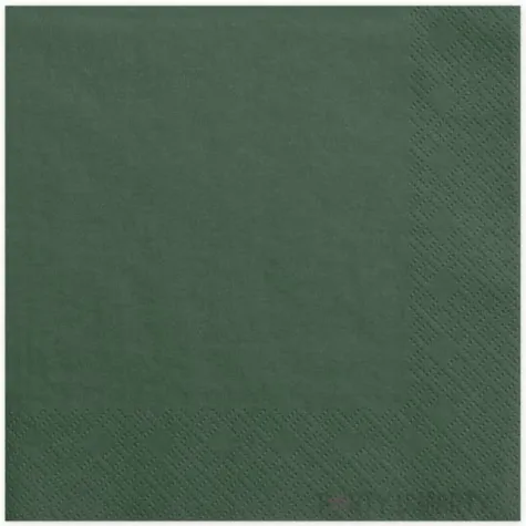 serwetki lunch classic zielone butelkowe 33 cm 20 szt