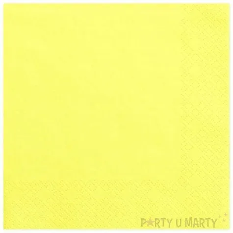 serwetki lunch classic zolte 33 cm 20 szt