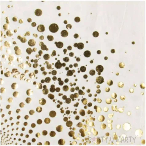 serwetki luxury zlote 33 cm 16 szt