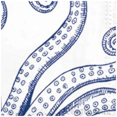 serwetki macki osmiornicy paw 33 cm 20 szt