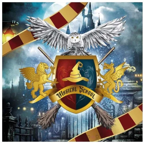 serwetki magiczna szkola guirca 33 cm 12 szt