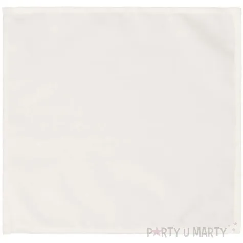 serwetki materialowe kremowe 35x35 cm 25 szt