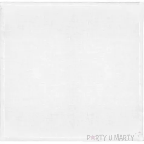 serwetki materialowe muslinowe biale 40 cm 4 szt