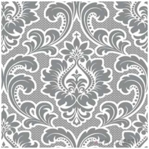 serwetki meandryczny wzor srebrne maki 33 cm 20 szt