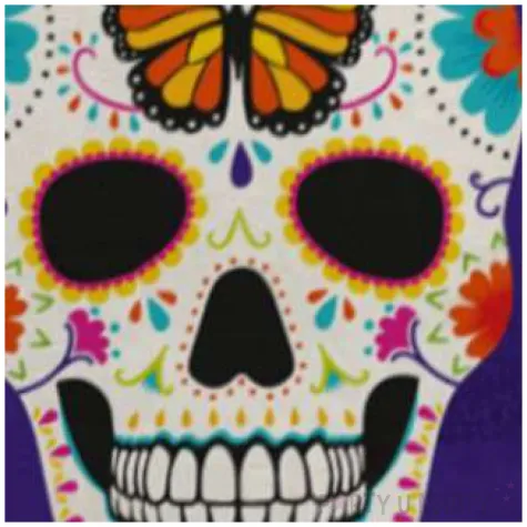 serwetki meksykanska czaszka kolorowe amscan 33 cm 16 szt