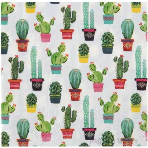 serwetki meksykanskie santex biale 33 cm 20 szt