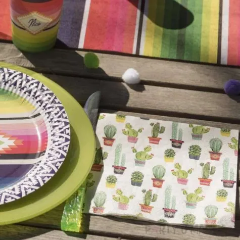 serwetki meksykanskie santex biale 33 cm 20 szt