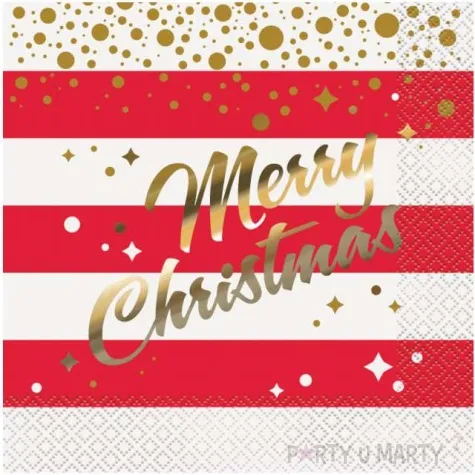 serwetki merry christmas unique 33 cm 16 szt