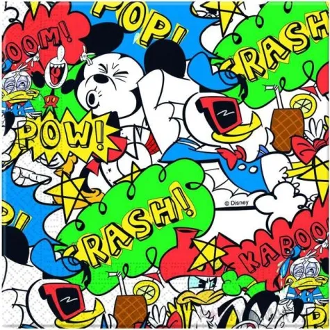 serwetki mickey super cool procos 33 cm 20 szt