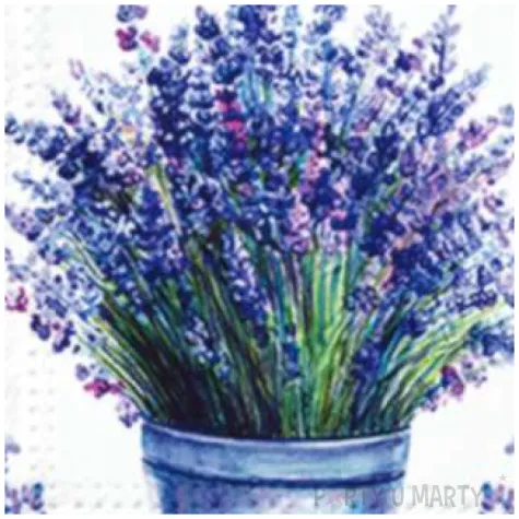 serwetki miekka lawenda paw 33 cm 20 szt