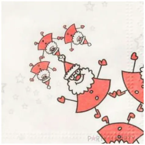 serwetki mikolaje i akrobacje czakos 24 cm 20 szt