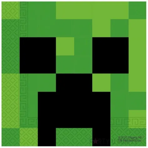 serwetki minecraft creeper procos 33cm 20 szt