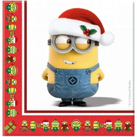 serwetki minionki swieta xmas 33 cm procos 20 szt
