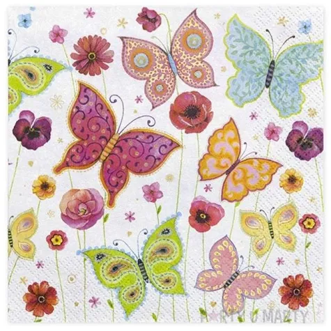 serwetki motyle na lace 33 cm 20 szt