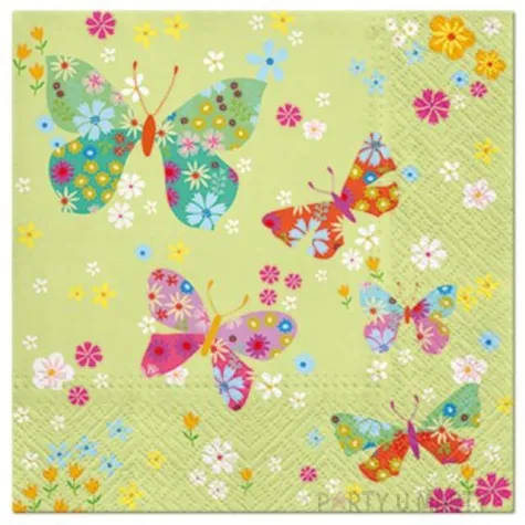 serwetki motyle na lace paw 33 cm 20 szt