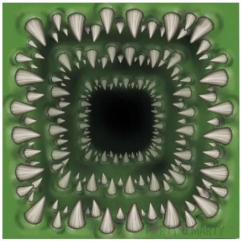 serwetki mouth halloween guirca 33 cm 20 szt