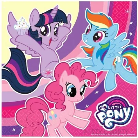 serwetki my little pony 33 cm amscan 20 szt