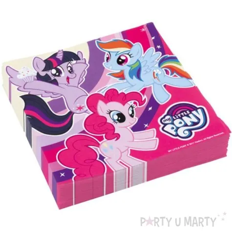 serwetki my little pony 33 cm amscan 20 szt