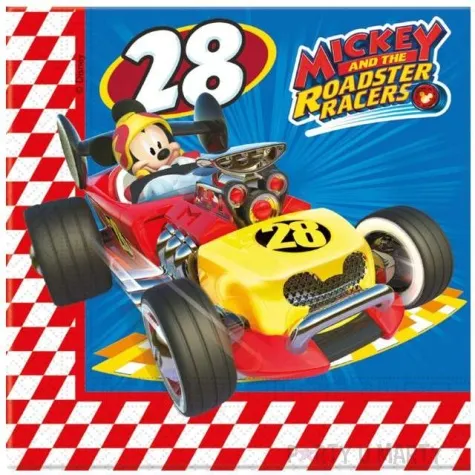 serwetki myszka mickey roadster procos 33 cm 20 szt