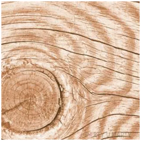 serwetki naturalne drewno brazowe maki 33 cm 20 szt