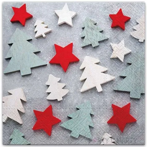 serwetki nordycki styl paw 33 cm 20 szt