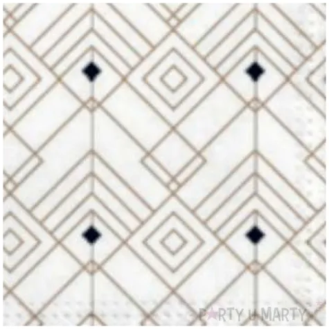 serwetki nowoczesny motyw paw 33 cm 20 szt