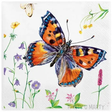 serwetki okazaly motyl maki 33 cm 20 szt