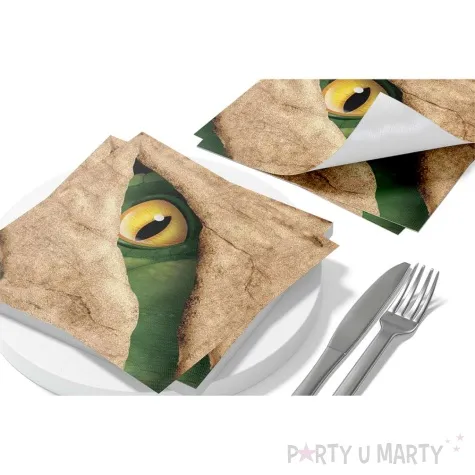 serwetki oko dinozaura skaly fyasa 33 cm 20 szt