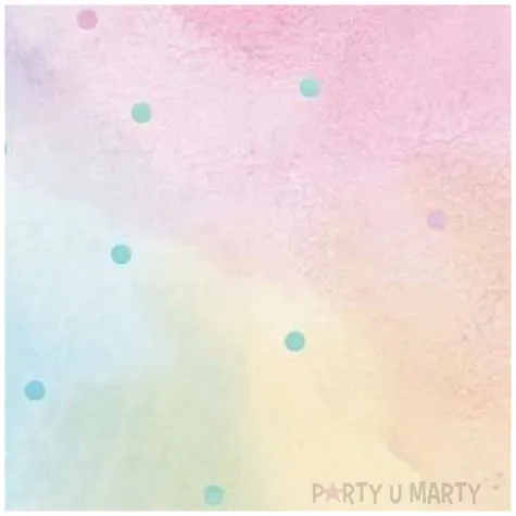 serwetki opal teczowe creativeconverting 33 cm 16 szt