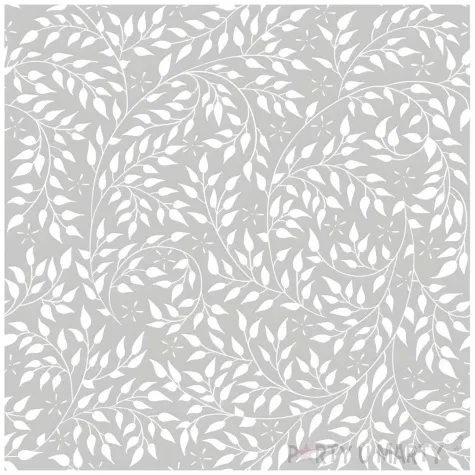 serwetki papierowe biale liscie szary maki 33 cm 20 szt