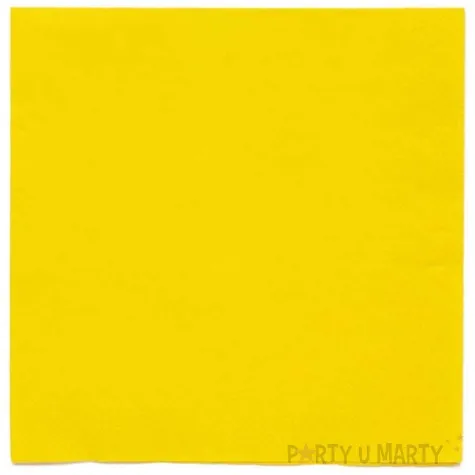 serwetki papierowe buttercup zolty amscan 33cm 20 szt