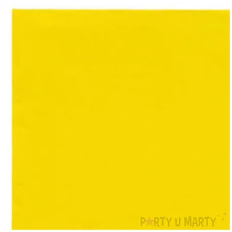 serwetki papierowe buttercup zolty amscan 33cm 20 szt