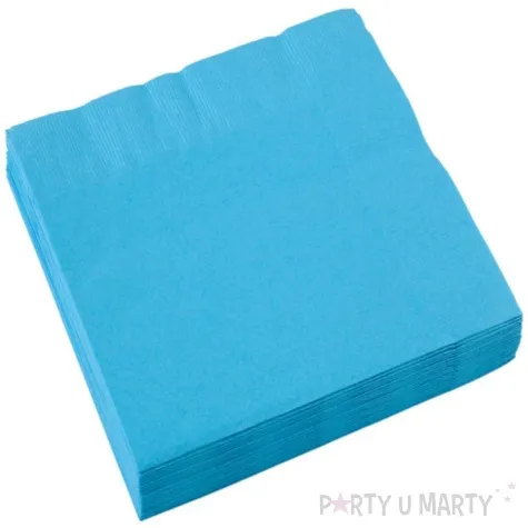 serwetki papierowe caribbean niebieski amscan 33 cm 20 szt