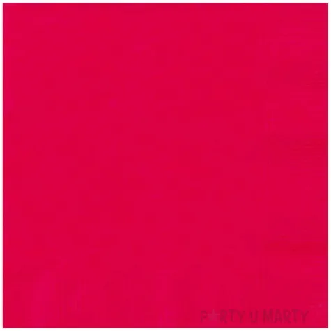 serwetki papierowe classic czerwony unique 25 cm 20 szt