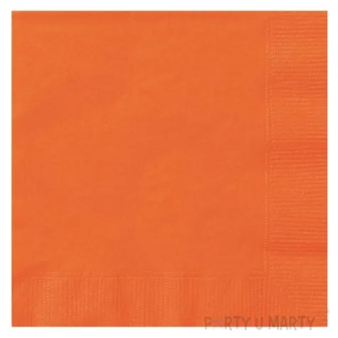 serwetki papierowe classic pomaranczowy unique 25 cm 20 szt