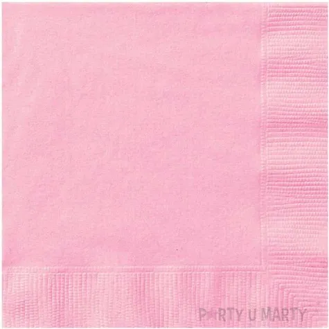 serwetki papierowe classic rozowy unique 33 cm 20 szt