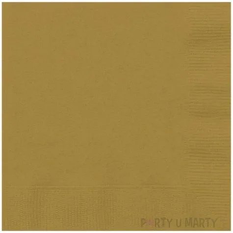 serwetki papierowe classic zloty unique 25 cm 20 szt