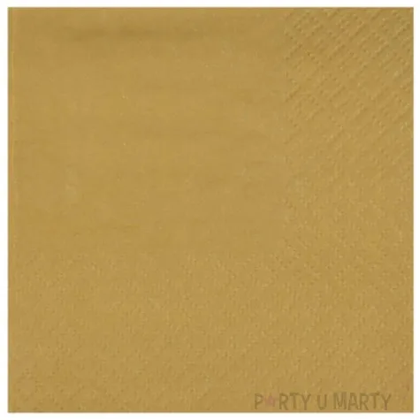 serwetki papierowe crystal zloty santex 21 cm 25 szt