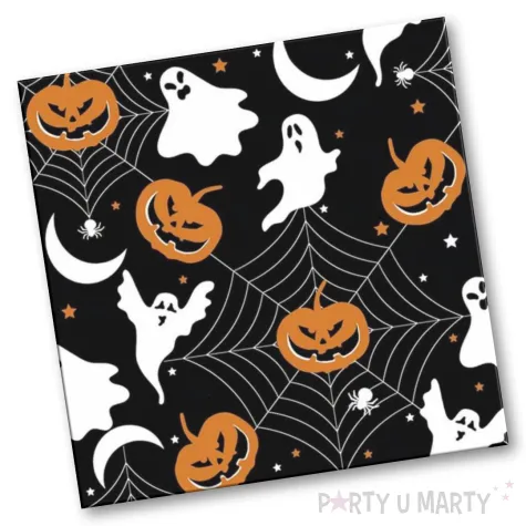 serwetki papierowe dynie i duszki maki 33x33 cm 20 szt