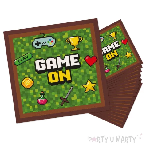 serwetki papierowe game on godan 33x33 cm 20 szt