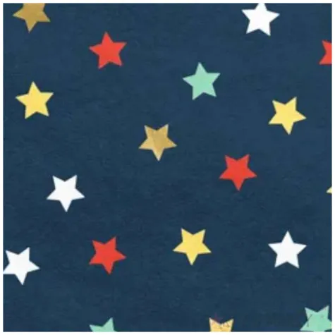 serwetki papierowe gwiazdki granatowy partydeco 33 cm 12 szt