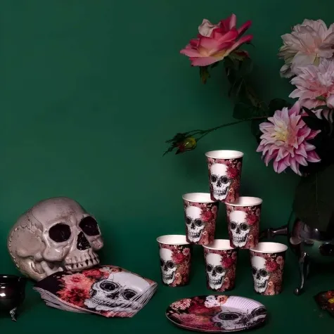 serwetki papierowe halloween czaszka czarny boland 33 cm 20 szt