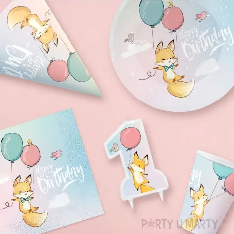 serwetki papierowe happy birthday lisek godan 33 cm 20 szt