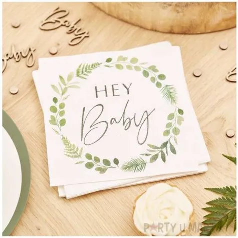 serwetki papierowe hey baby nature godan 18 x 17 cm 16 szt