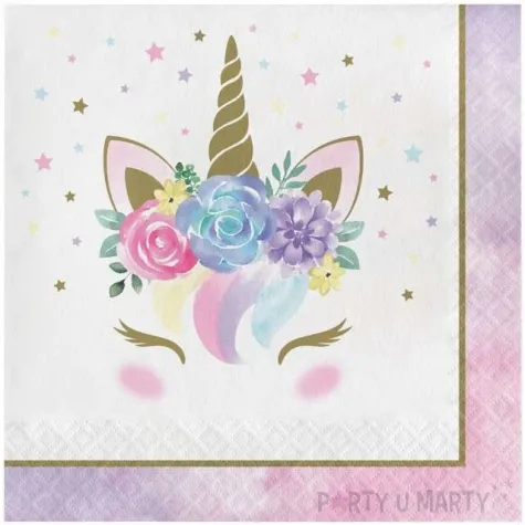 serwetki papierowe jednorozec creativeconverting 33 cm 16 szt