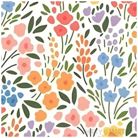 serwetki papierowe jesienne kwiaty maki 33 cm 20 szt