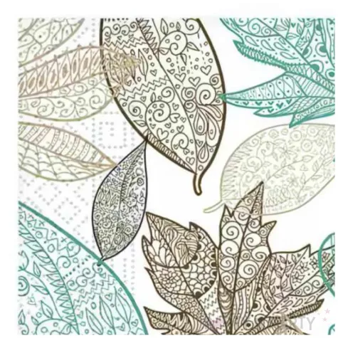 serwetki papierowe kolorowe liscie procos 33 cm 20 szt